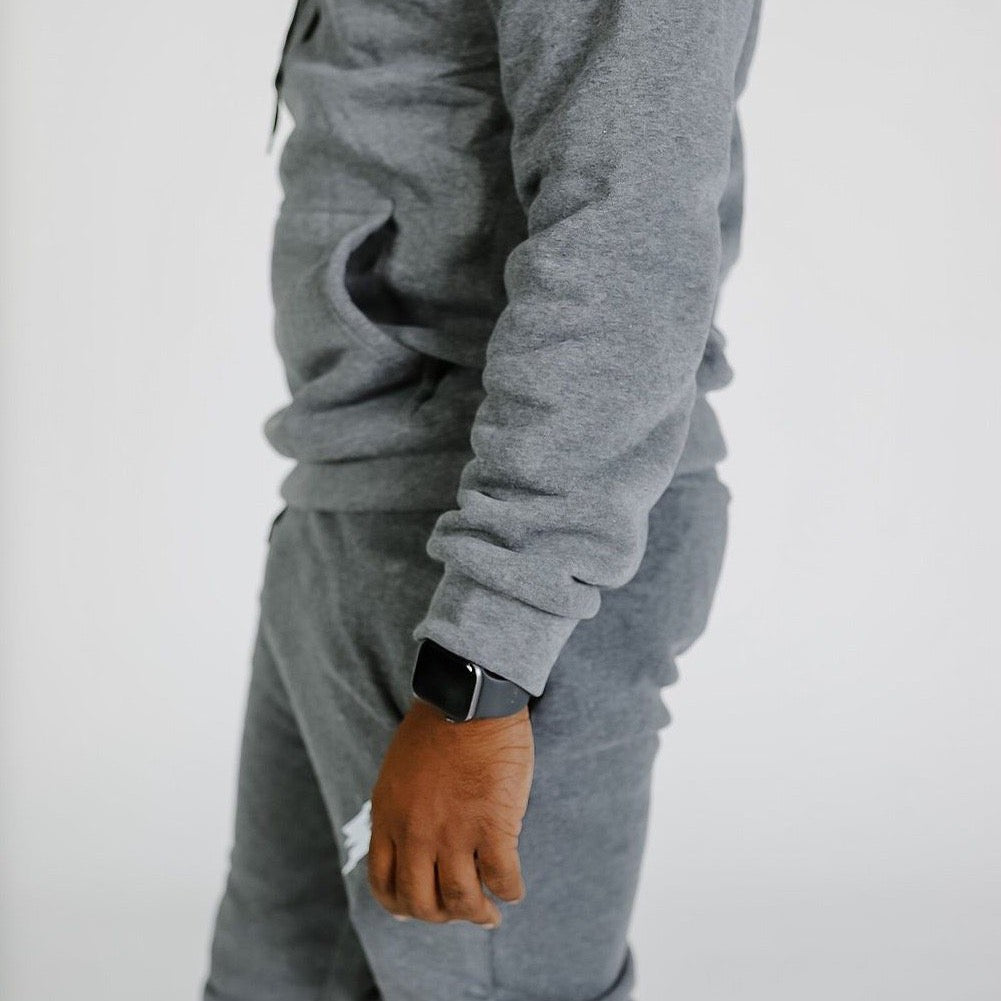 SPG Men's Sweatsuit and Chill Gray Two Piece Sweatsuit