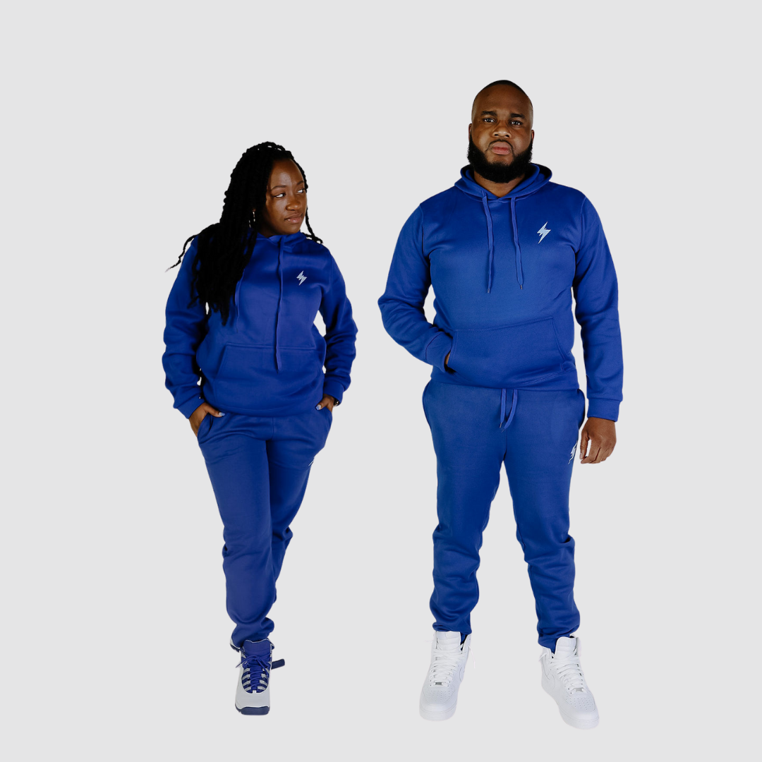 SPG Men's Sweatsuit and Chill Royal Blue Two Piece Sweatsuit