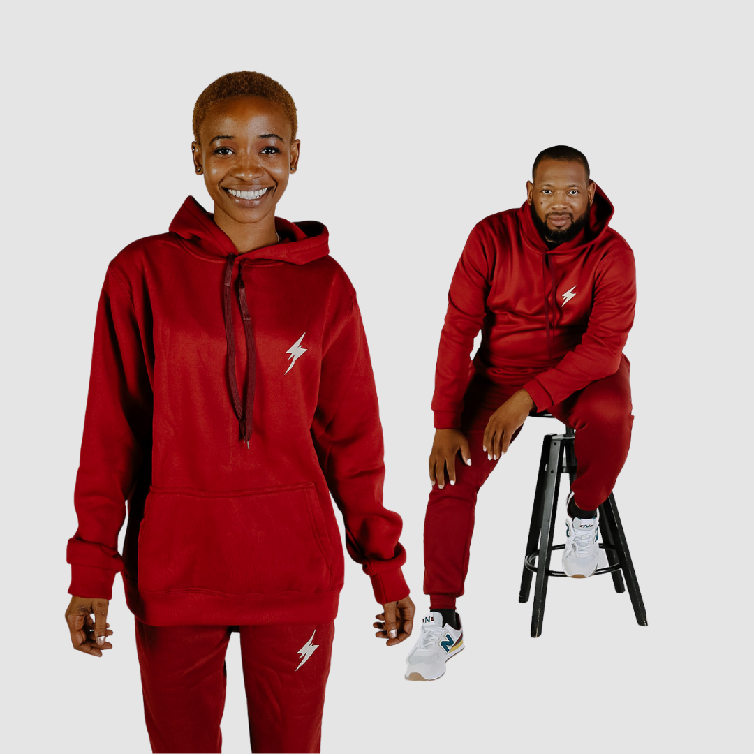 SPG's Sweatsuit and Chill Maroon Two Piece Sweatsuit